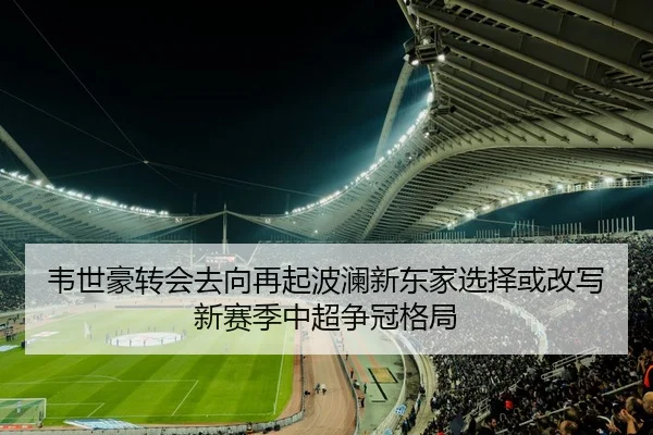 韦世豪转会去向再起波澜新东家选择或改写新赛季中超争冠格局